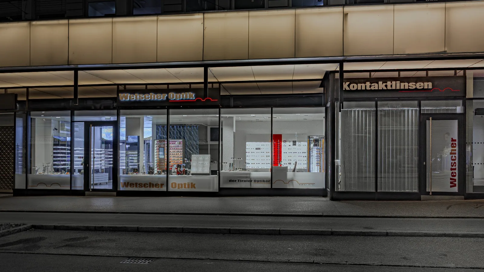 Geschäft Wetscher Optik Innsbruck – Ansicht 1